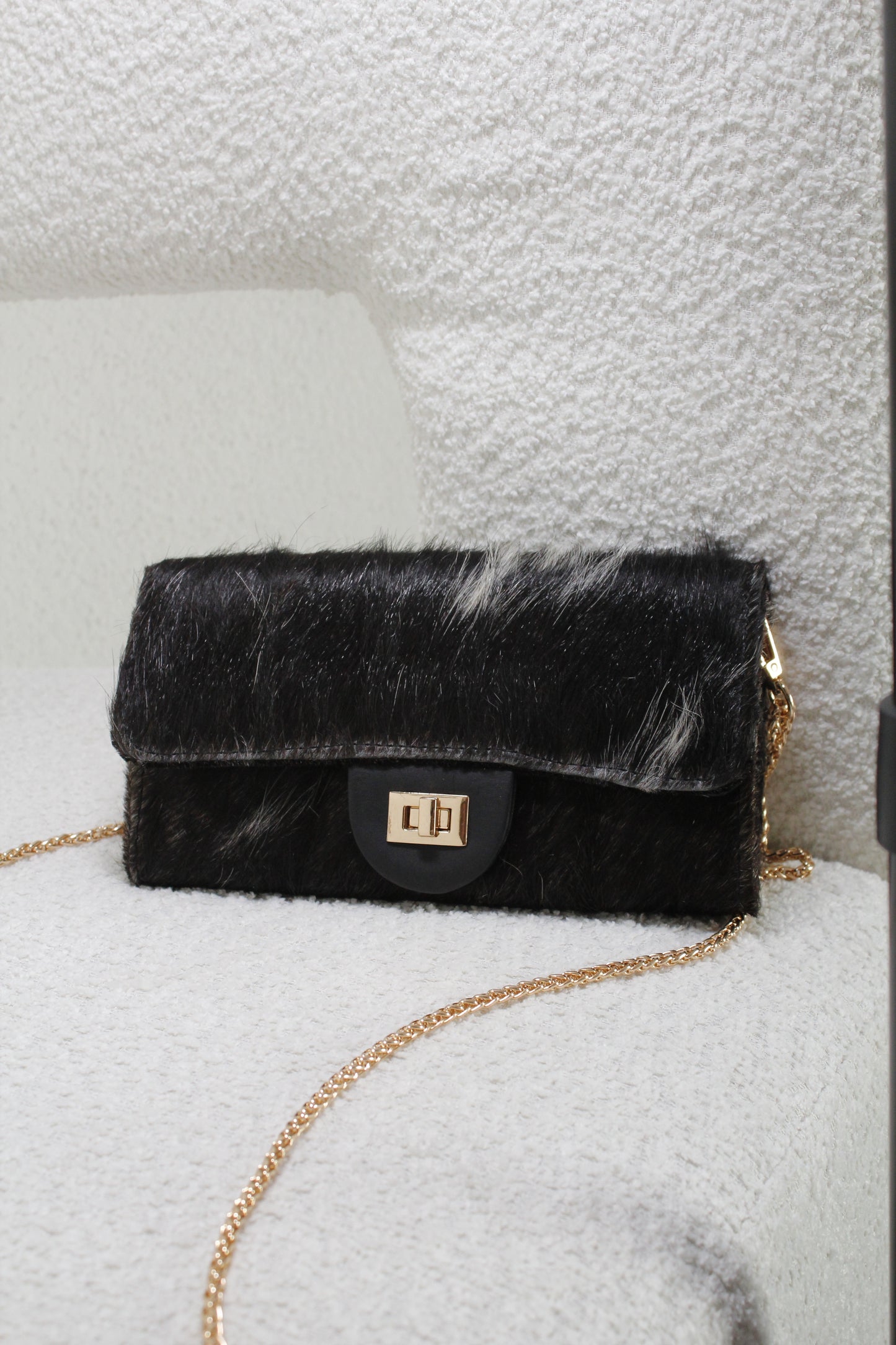 Wallet cow black & white