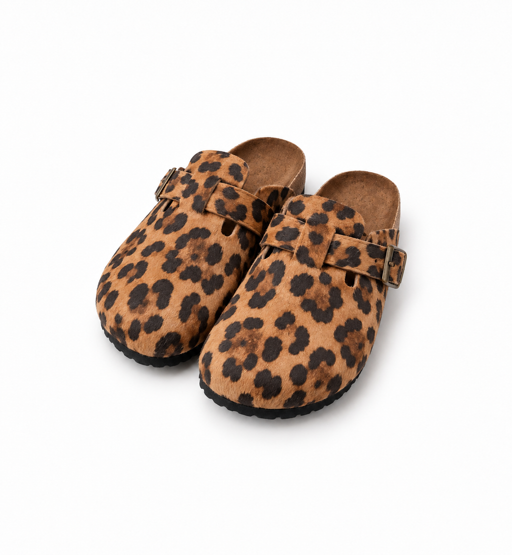 Cheetah clogs