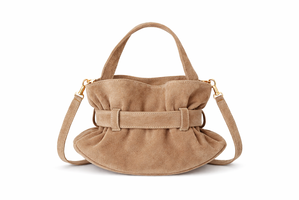 Belt bag gamuza beige