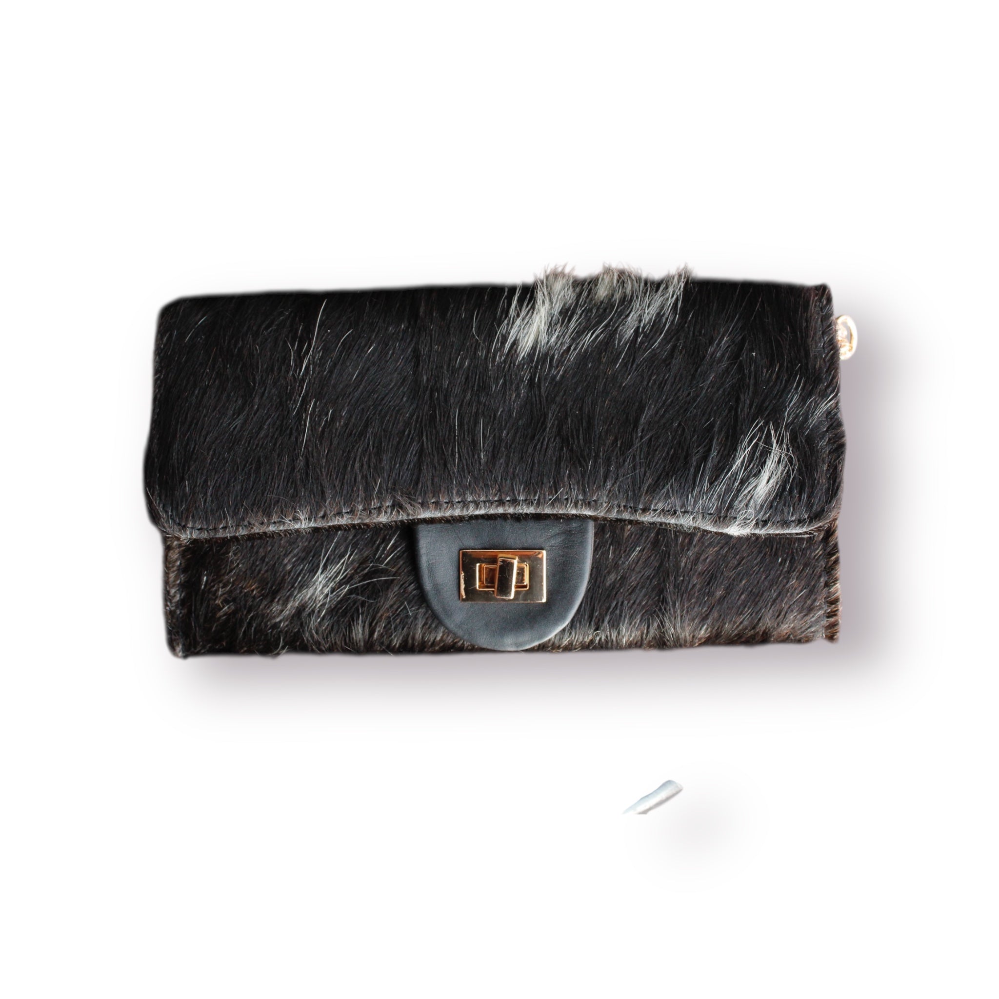 Wallet cow black & white