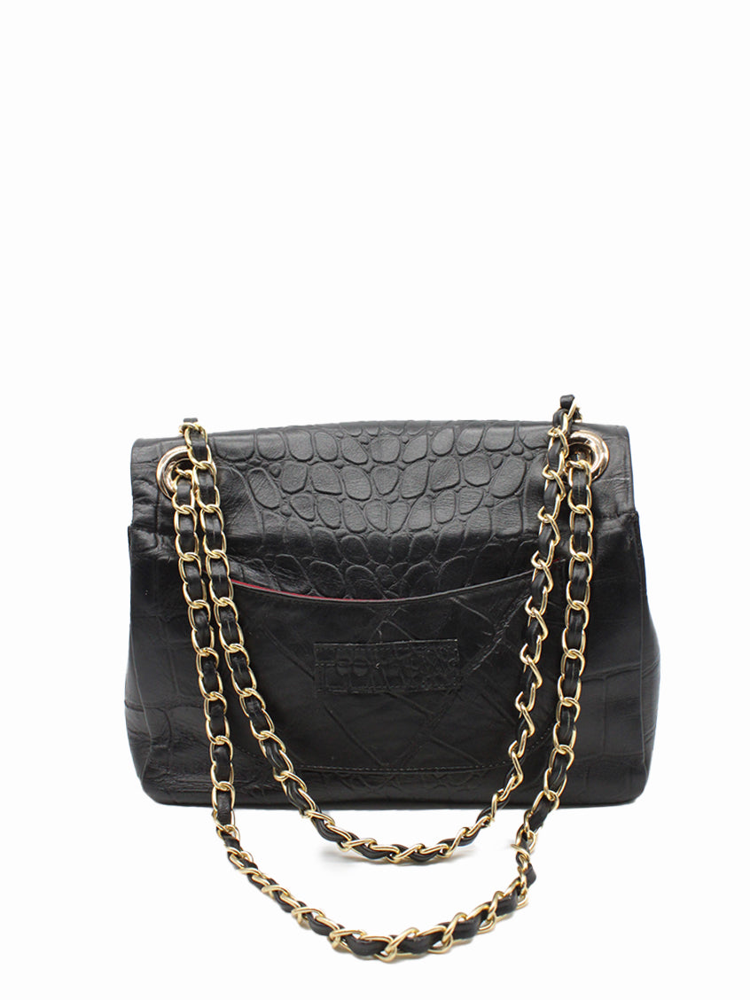 MILAN BLACK CROCO