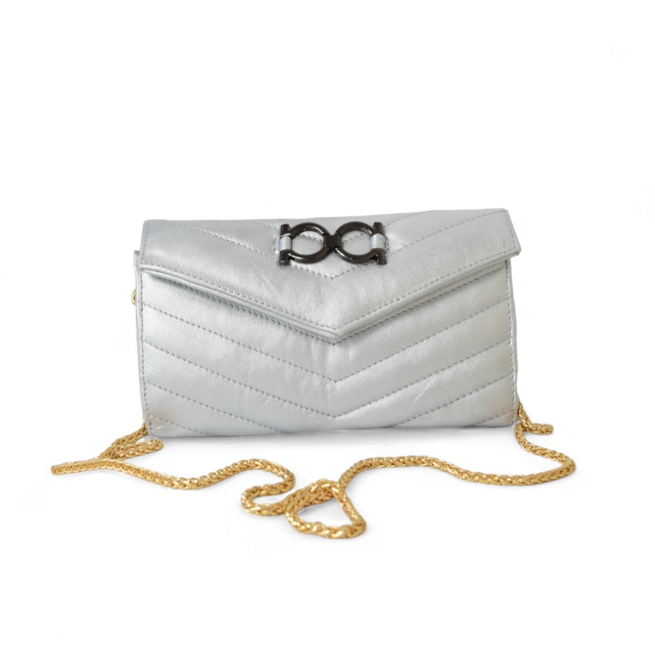 New York wallet silver